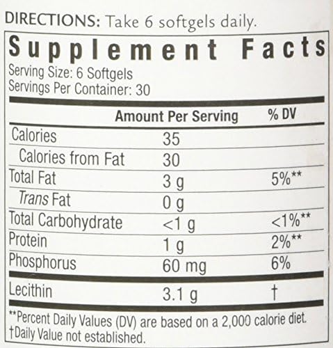 Lecithin 180 softgels