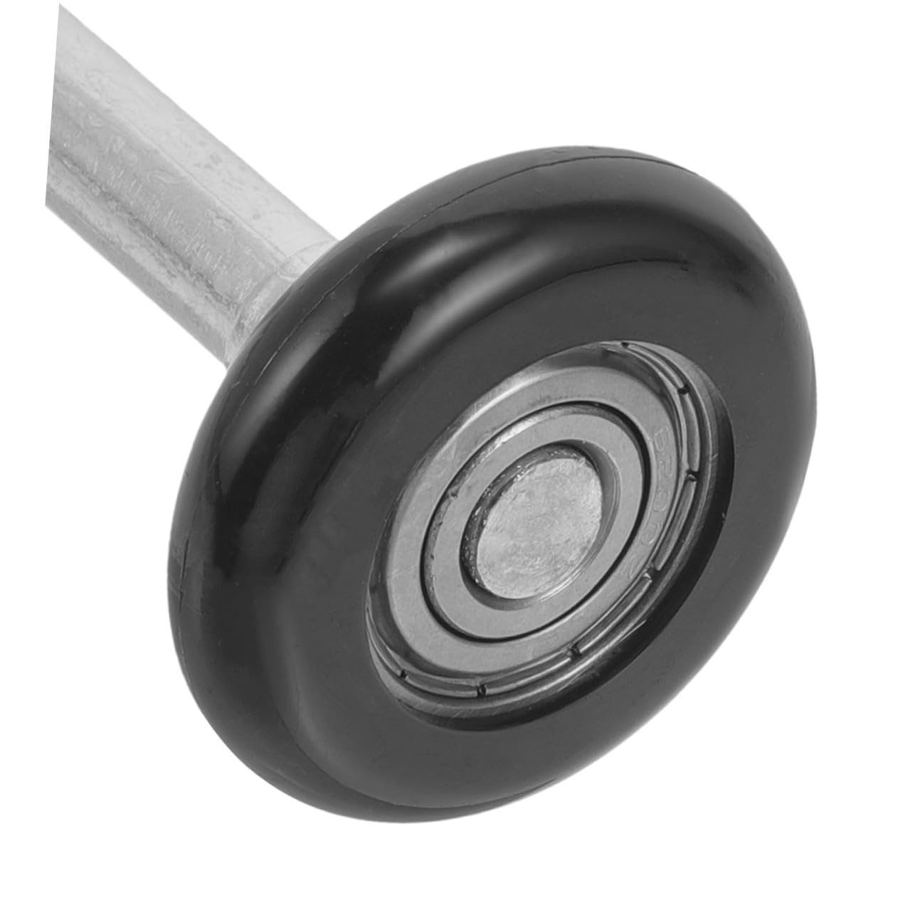 2 pièces Lot de Roulettes de Porte de Garage Nylon Silencieuses Lisses avec Tige Remplacement pour Portes Résidentielles Fonctionnement Stable et Léger