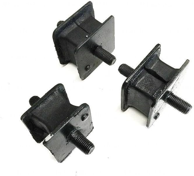 Gear Transmission Mount Set for Suzuki SJ Samurai Sierra Gypsy, Steel, 3 Pack
