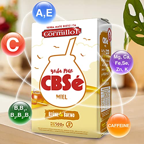 CBSé Yerba Maté avec Fruits Tropicaux 0.5 kg + CBSé Yerba Maté Miel 0.5 kg+échantillon (40g)| Boisson énergisante et tonique, riche en vitamines et antioxydants! – vue 8
