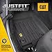 Cat® JustFit™ 3D Floor Mats for Jeep Wrangler JL 2018–2026 Custom Fit All Weather Floor Liners, Heavy Duty Rubber Mats for Jeep Wrangler Unlimited (Not for PHEV or JK) Accessories for Full Protection