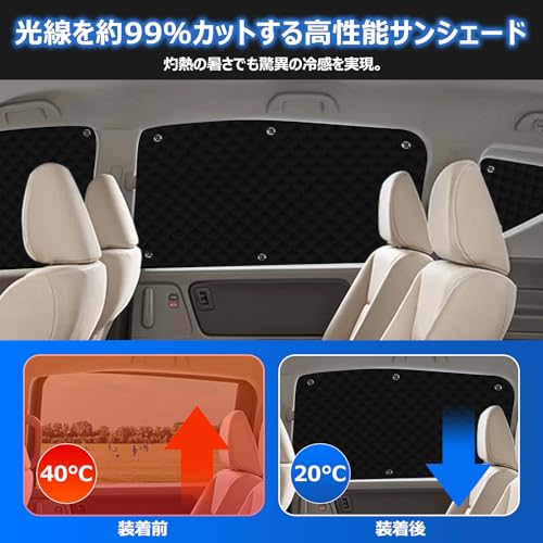 BLUESEATEC フリード サンシェード GB5-8型 9枚セット