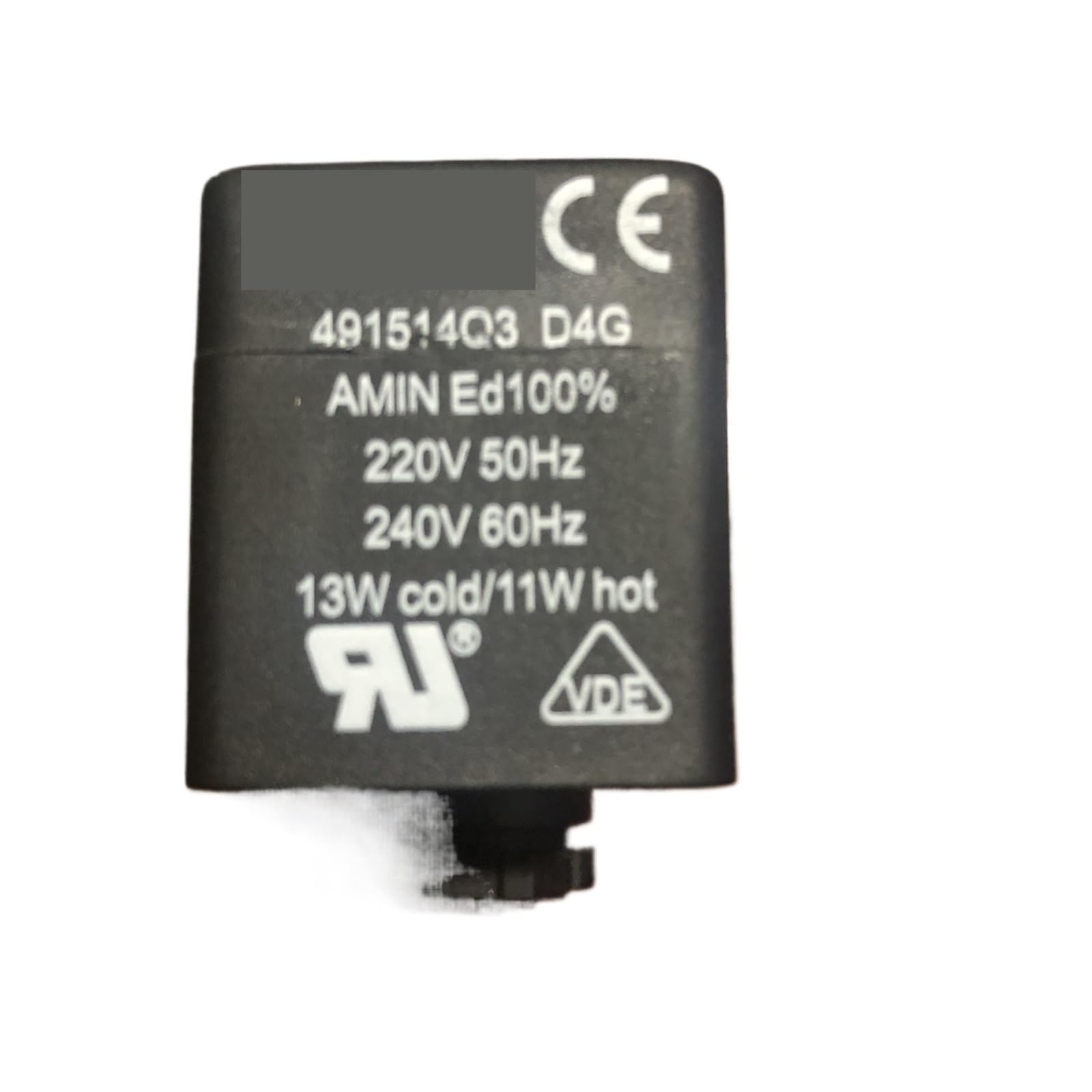 Bobine d'électrovanne de rechange 24V hauteur 37mm type 491514Q3