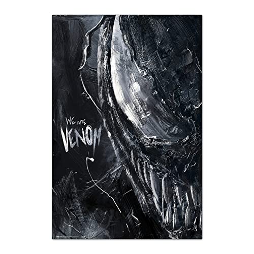 Grupo Erik Editores, S.l. - Póster Marvel Venom En Oferta Grupo Erik Póster Marvel Venom Creepty - Lamina Decorativa Marvel/Póster Producto Con Licencia Oficial, Gpe5645
