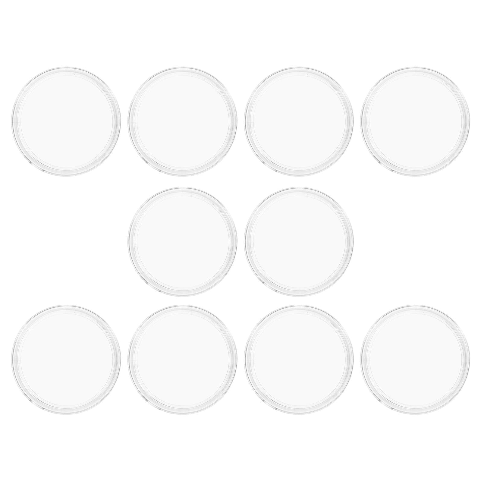 Caja para monedas de 65 mm contra rayaduras organizador SOIMISS transparente seguro