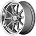 American Racing Vintage VN510 DRAFT 18X10 5X4.5 5.5 0mm VINTAGE SILVER DIAMOND CUT LIP - VN51081012400