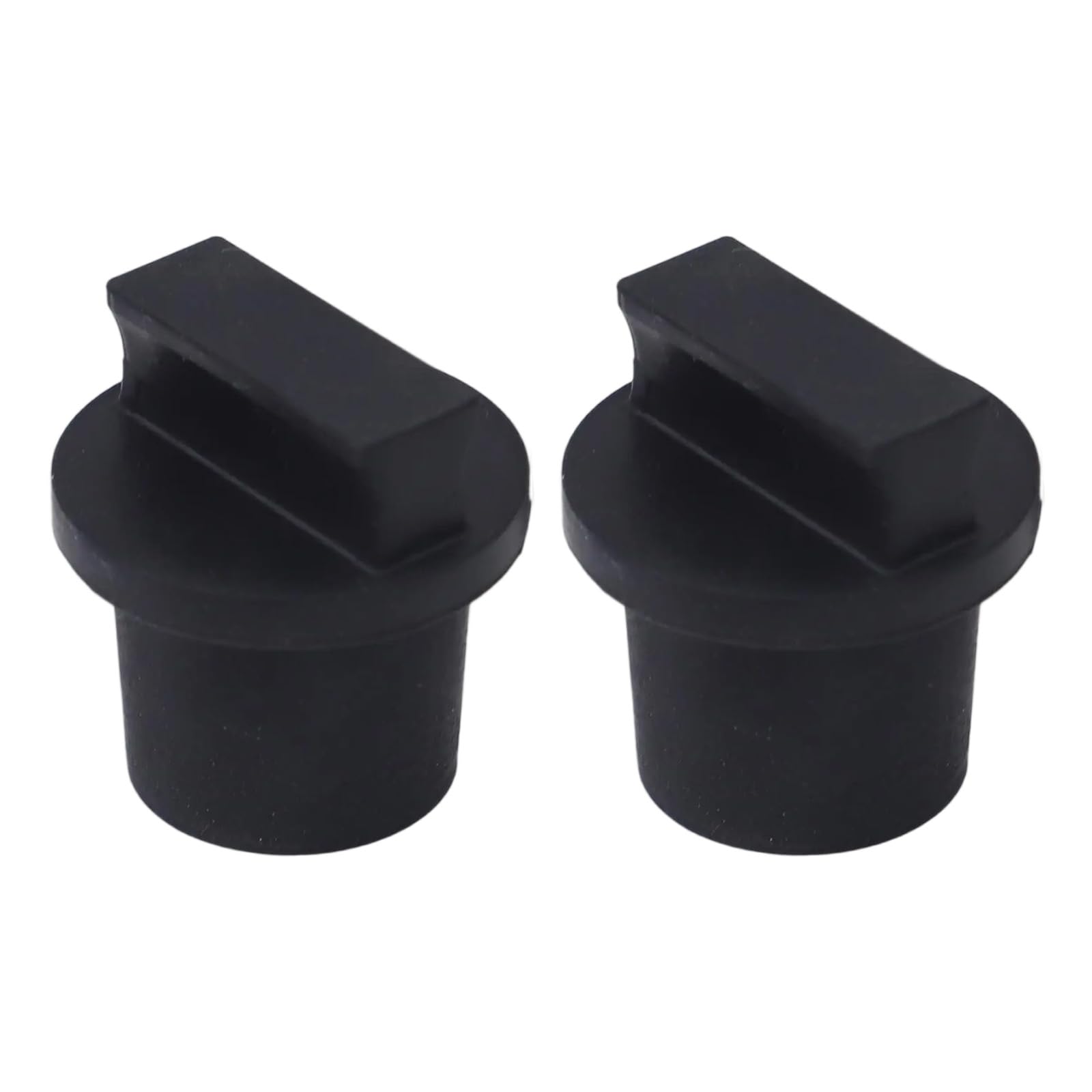 Honseadek Water Rowing Machine Tank Rubber Drain Plug Replacement Stopper Sealing Ring Accessory for Water Resistance Rowing Machine Equipment 26mm Black 2-Pack