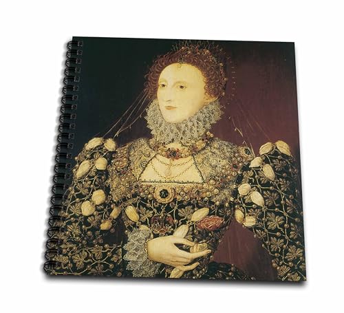 Image of 3dRose Queen Elizabeth I by Nicholas Hilliard - Memory Book, 12 by 12-Inch (db 128071 2)