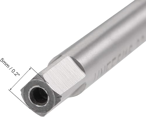 Miniatura 4 de uxcell Macho de la máquina, 516-32 UNEF 2B de acero de alta velocidad roscado roscado herramienta de roscar del golpecito de fresado