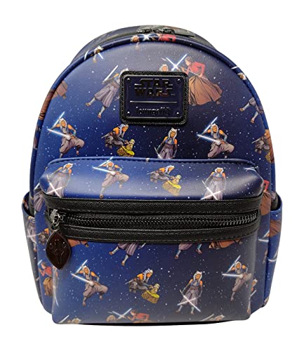 Loungefly Star Wars Ahsoka Tano and Grogu The Mandalorian Womens Double Strap Shoulder Bag Purse