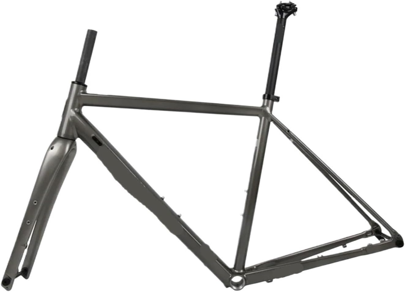 47/50/53/56CM GR02 Gravel Road Bike Frame 700C Barrel Shaft Aluminum Alloy Carbon Fiber 12 * 100 Front Fork