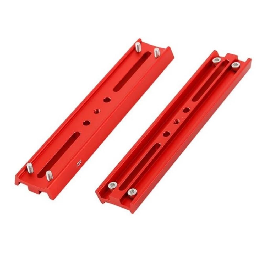 Placa de posicionamiento de 4 tornillos de 210 mm para instrumentos ecuatoriales color rojo 4