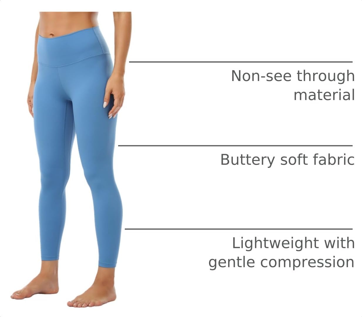 Colorfulkoala Buttery Soft Leggings for Women - High Waist 7/8 Length Workout Gym Yoga Pants image 4