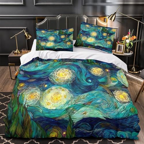 Housse de couette microfibre hypoallergénique et résistante 3D - 2