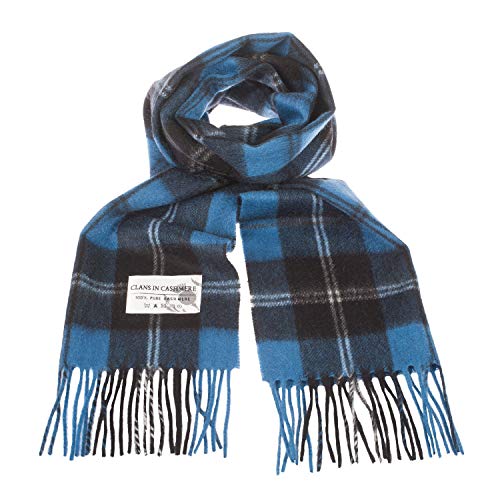 Clans Of Scotland Scottish Tartan Cashmere Scarf Ramsay Blue - RAMSAY BLUE - One Size