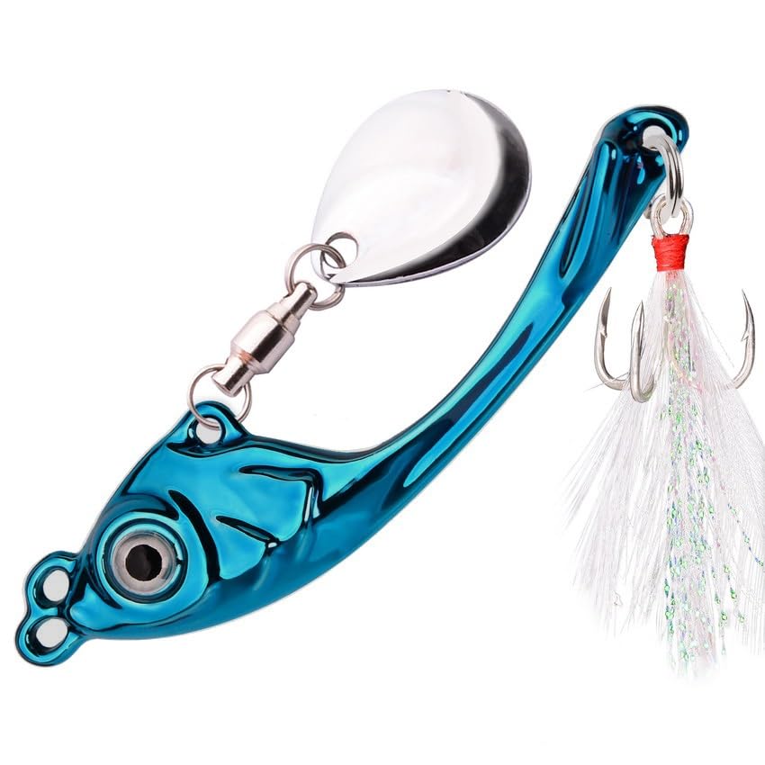 1 pièces rotatif Spinner paillettes leurre de pêche 10g/7 cm