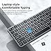 iClever BK20 Bluetooth Keyboard, with Numeric Keypad, Multi-Device Rechargeable and Stable Connection Compact Size Wireless Keyboard for MacBook, Laptop, iPad, Tablet, Windows