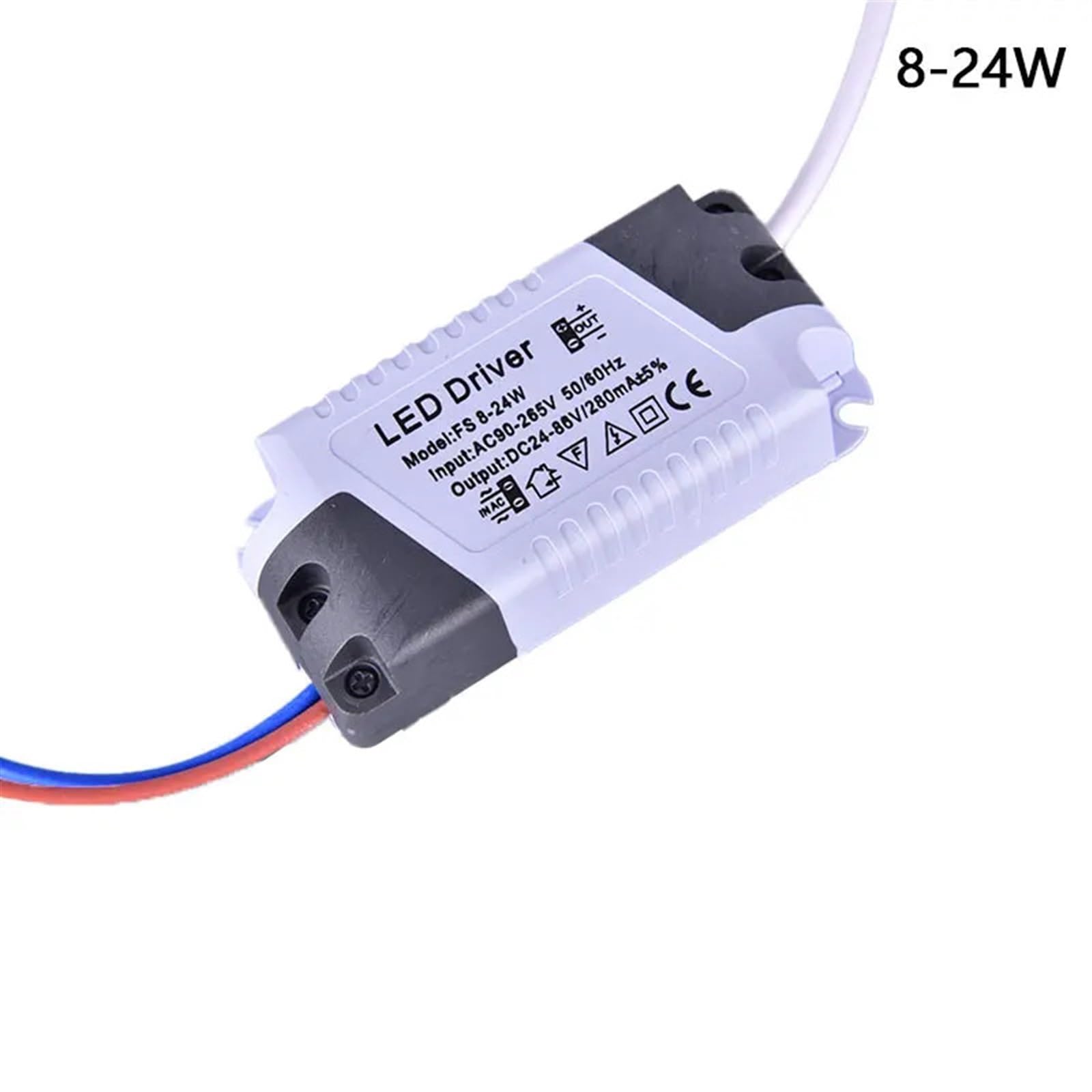 Driver LED 8/12/15/18/21W Alimentatore Trasformatore dimmerabile Luce LED impermeabile (Size : 8-18W)
