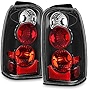 AKKON - For 1996-2002 Toyota 4Runner Base SR5 Limited Sport SUV JDM Black Tail Lights Lamps Pair
