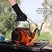 BBQ Cooking Gloves 932F Extreme Heat Resistant Grilling Glove for Extra Forearm Protection BBQ Kitchen Oven Mitts, 1 Pair