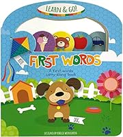 Learn & Go: First Words - Children's Board Book - Educational 1950951561 Book Cover