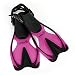 Kids Swim Fins - Diving Fins - Adjustable Speed Fins, Super-soft, for Diving,Snorkeling, Swimming & Watersports - Ivation