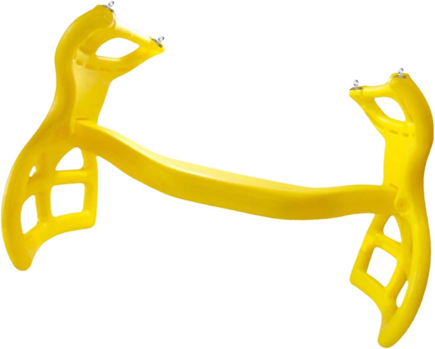 Multi-Child Double Glider Swing Kit in Blue for Playsets & Outdoor Gyms- Double The Fun! Heavy Duty Dual-Ride Tandem Swing, Protective Chains, Hardware & Free Eye Bolt Connectors!