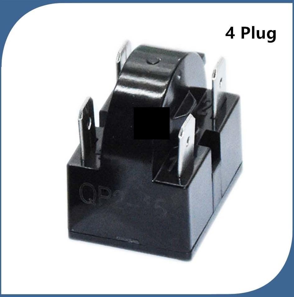 refrigerator parts, 1pcs Refrigerator PTC Starter Thermal Protector Relay QP2-12 QP2-22 QP2-33 QP2-15