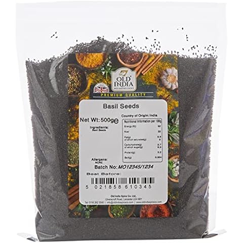 Old India Basil Seeds 500g Pack Cover