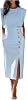 Etuikleid Damen Elegant Für Hochzeit Lang Cocktailkleid Business Kleid Hochzeitsgast Midi Mit Schlitz Abendkleid Festliche Kleider Knöpfe Midikleid Frauen Mit Taschen Sommerkleid Elegante