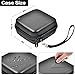 Hard Case Compatible with NETGEAR Nighthawk M7 Pro/ M6/ M6 Pro/ MR6500/ M5/ M1/ MR1100 Mobile Hotspot, Travel WiFi Router Storage Bag with Mesh Pocket for Charger & Accessories (Box Only)-Black