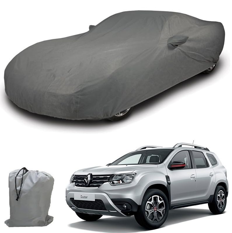 Image of ARCUATE Triple Layer Custom fit Car Body Cover for Renault Duster |Top Layer Dustrproof | Middle Layer Waterproof | Bottom Layer Scratch Protection | Outdoor Indoor Fabric