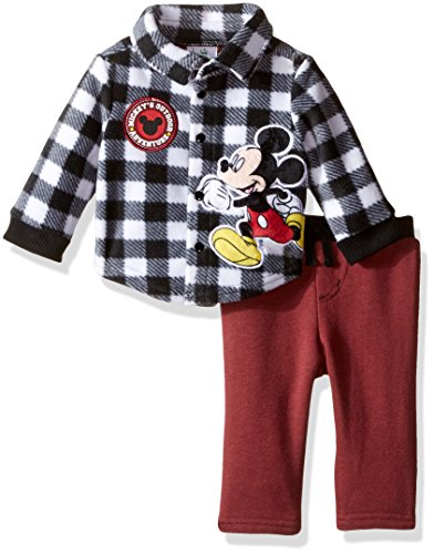 Disney Baby Boys' 2-Piece Mickey Mouse Fleece Set