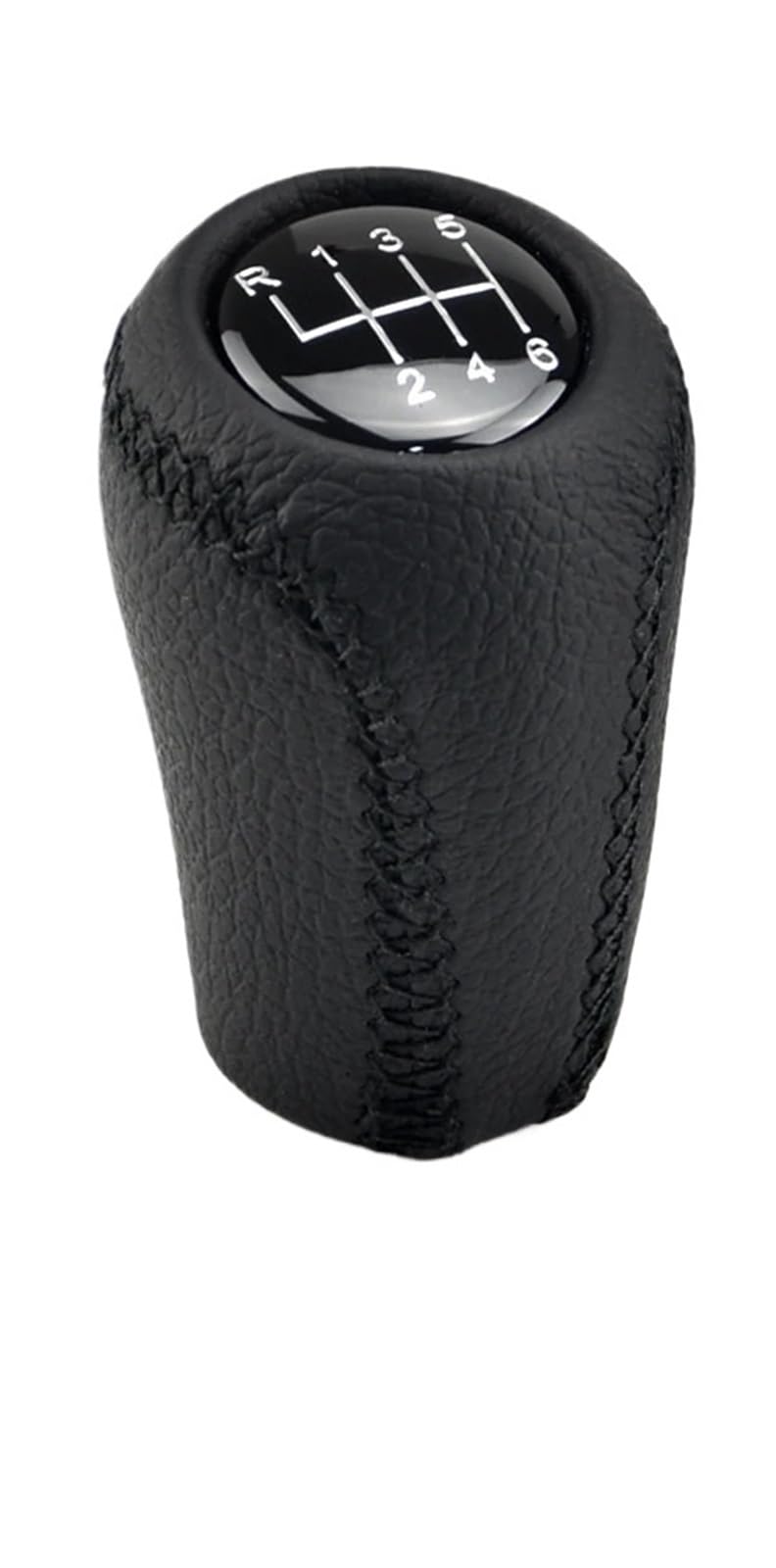Wxnlbb Black 6 Speed A 5/6 Speed Gear Shift Knob Compatible With Mazda 3 Bk Bl 5 Cr Cw 6 Ii Gh Cx-7 Er Mx-5 Nc Iii Mt Leather(Black 6 Speed A)