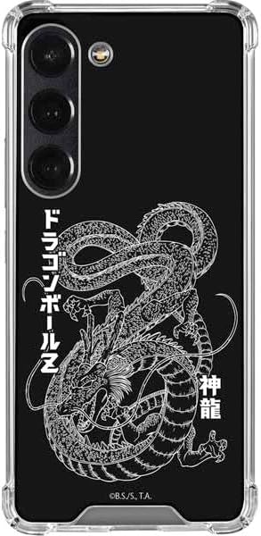 Skinit Clear Phone Case Compatible with Galaxy S23 - Officially Licensed Dragon Ball Z Negative Shenron Design