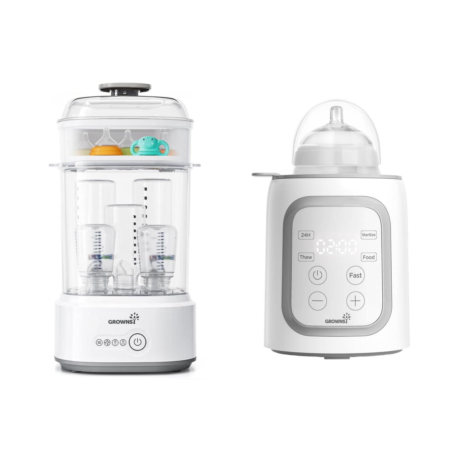 Grownsy Sterilisator für Babyflaschen & Flaschenwärmer Baby