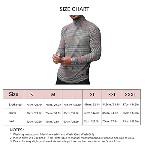 Camiseta Masculina Fina de Manga Comprida, Blusa Básica Confortável e Versátil para Homens, para Enc