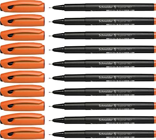 Schneider Topliner 967 cienkopis (grubość kreski 0,4 mm) 1 sztuka, żółty