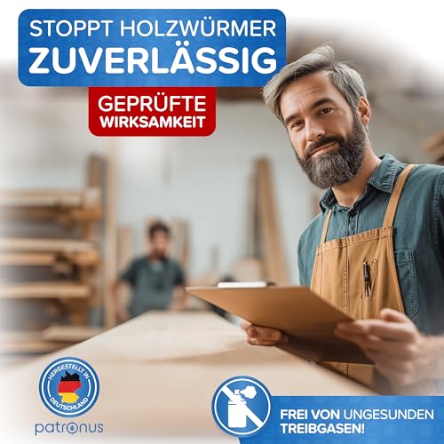 Patronus Holzwurm Spray [3 Liter] mit effektiver Sofortwirkung – Ansicht 6
