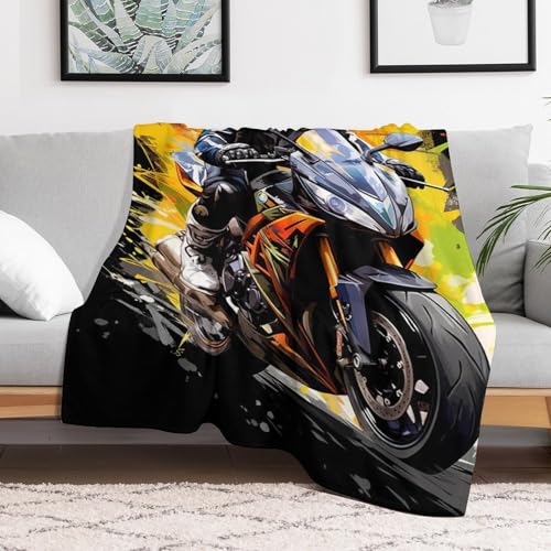 Manta de forro polar para moto o sofá de franela gris suave de 100x130 cm 3