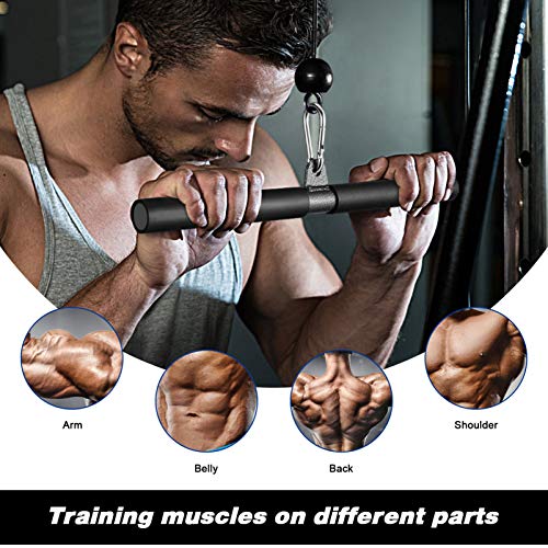 BESPORTBLE, barra de puxar de bíceps, alavanca de fitness, treinador muscular, ferramenta de fitness