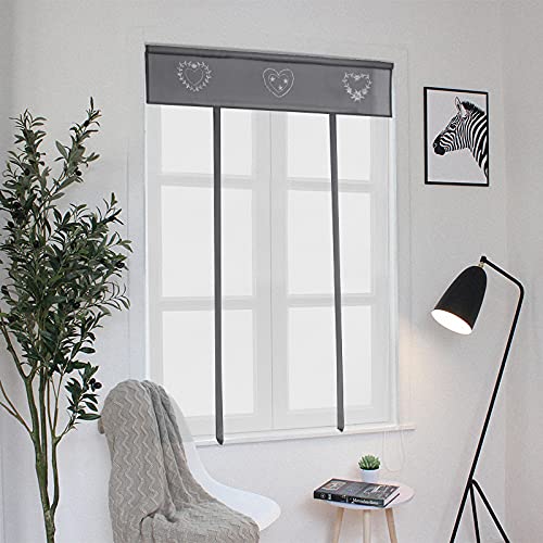 Tenda In Voile Di Tulle Con Ricamo SIMPVALE, Bianca, 60x120 Cm, Per Camera Da Letto E Soggiorno, 1 Pannello