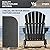 FUNBERRY Folding Adirondack Chair Set of 2, All Weather HDPE Fire Pit Chairs with Cup Holder for Outdoor