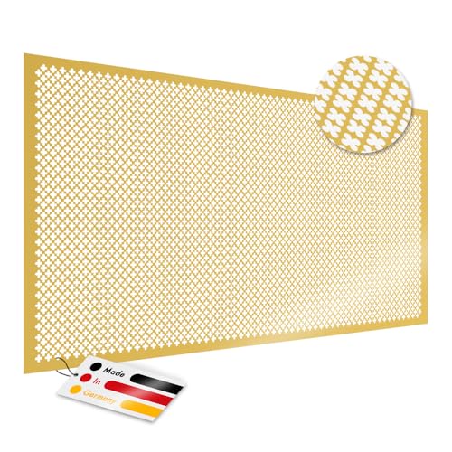 Peggy's Pegboard Tôle perforée en aluminium 100 x 50 cm, 1 mm, perforation trèfle | Fabriqué en Allemagne