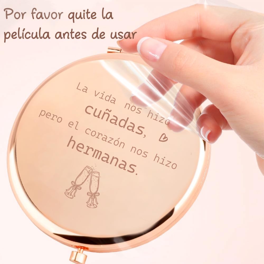 Regalo para Cuñada Espejos Compactos Original