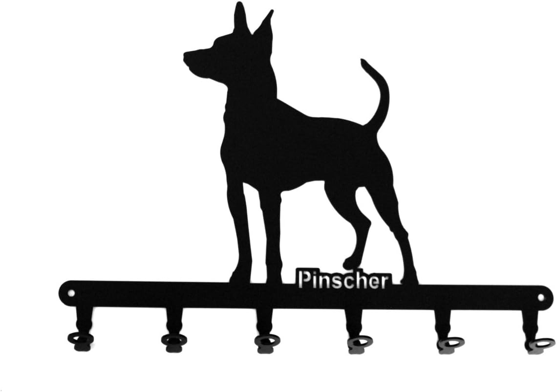 Key Holder " Pinscher " Beautiful Key Hook for Wall 6