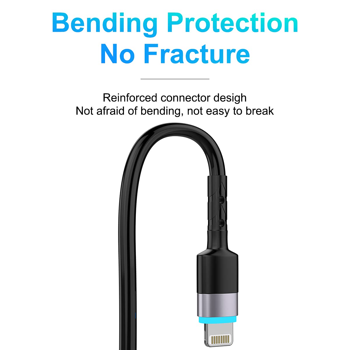 Cavo Lightning A Spirale MFi - 6 Piedi, Ricarica Rapida Per IPhone E IPad - Foto 5