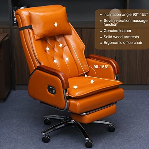 Kinnls Cameron Office Chair With Massager Executive High Back Chair Managerial Chairs & Executive Chairs Adaptive Swing Function #TOP1