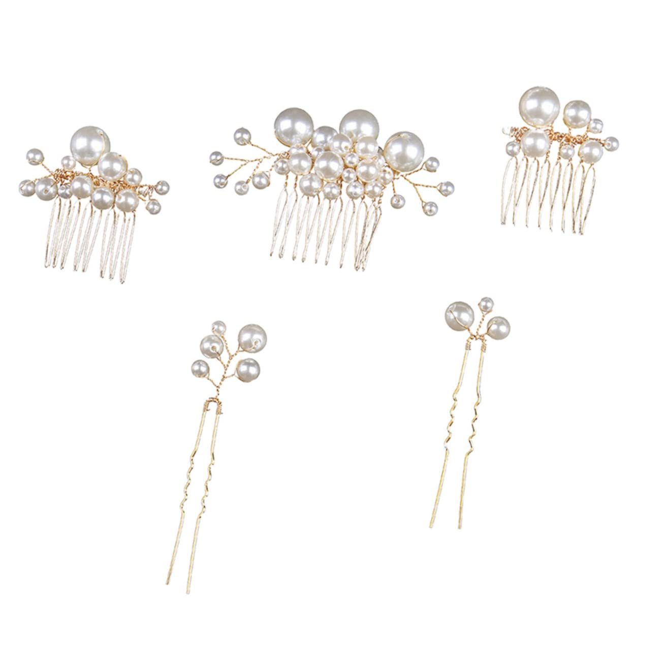 DOITOOL 20stücke Teiliges Braut Haarschmuck Aus Perlen Elegante Hochzeits-haarspangen Für Damen Charmante Hochzeitsaccessoires Für Besondere Anlässe