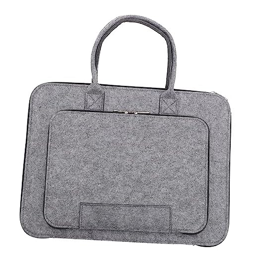 Hemobllo Bolsa Para Caderno De Feltro Maleta Para Laptop Maleta Para Notebook Monitor 144hz Capa De Feltro Para Laptop Monitores Estojo Para Laptop Computador Pano De Feltro Viagem Manga